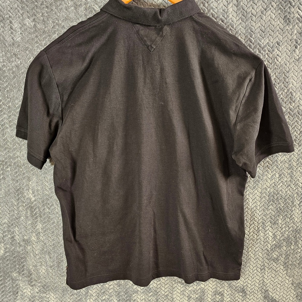 Tommy Hilfiger Polo Shirt Mens XXL Black‎ Short Sleeve Big Tall Collared Golf - Picture 7 of 7